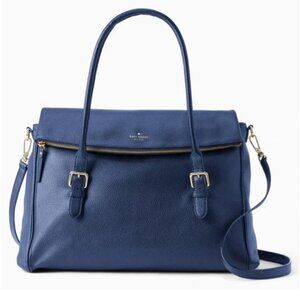 Kate Spade Brighton Park Pebble Travel Bag Oceanic Blue. NEW